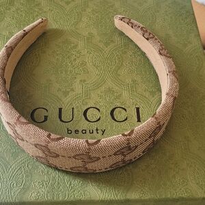 Gucci Brown Patterned Headband